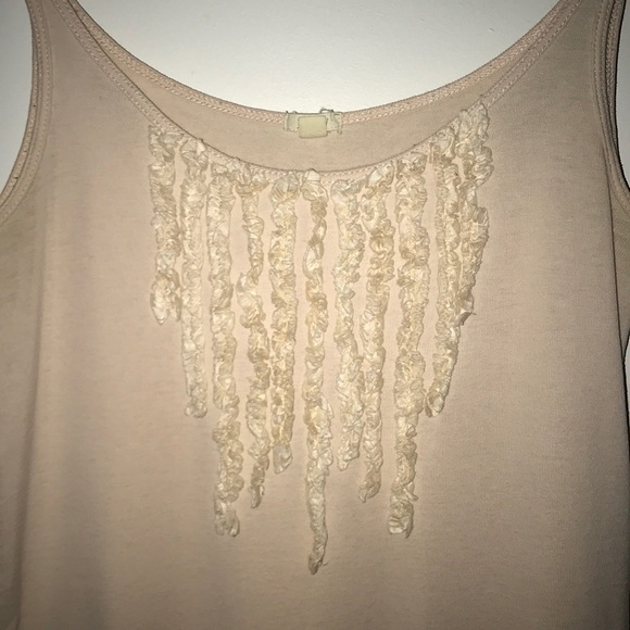 JCrew Cotton Ruffle Tank - Picture 2 of 4
